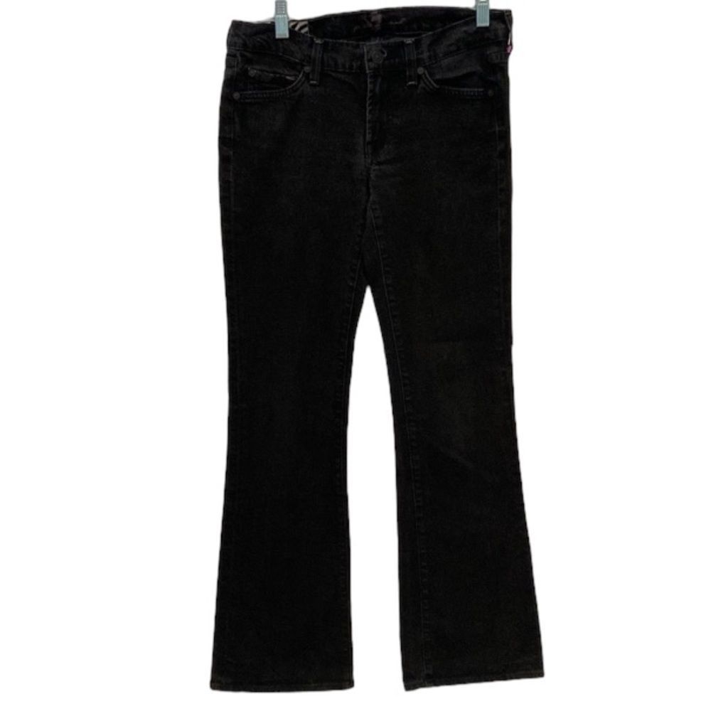 Seven for all mankind black boot cut jeans, size 28